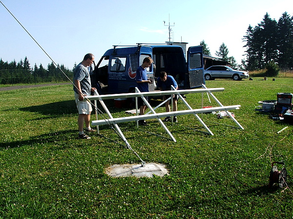 Montáž konstrukce pro panely